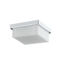 Helestra Cosi -LED-kattovalaisin, kromi 11x11 cm