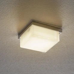 Helestra Cosi -LED-kattovalaisin, kromi 11x11 cm