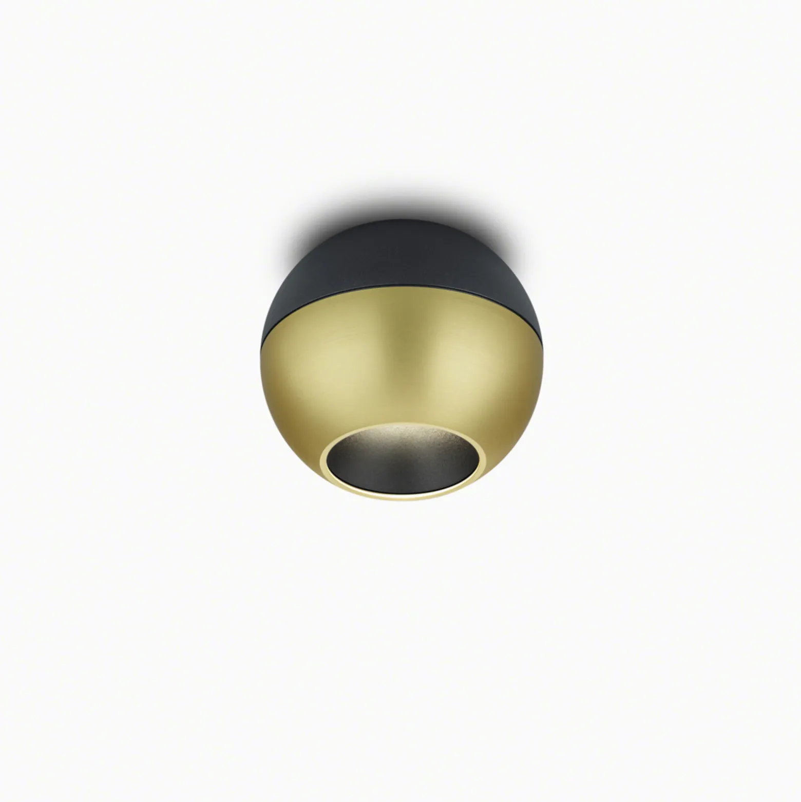 Helestra Eto-LED-kattospotti Ø10cm 927 kulta-musta