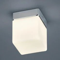 Helestra Keto -LED-kattovalaisin, kuutio, kromi