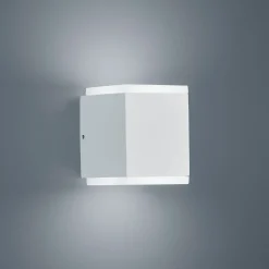 Helestra Kibo LED-ulkoseinälamppu, matta valkoinen