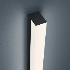 Helestra Lado -LED-peililamppu musta 60 cm