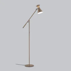 Helestra LED-lattiavalo LUK, ruskea, himmennettävä, korkeussäädettävä