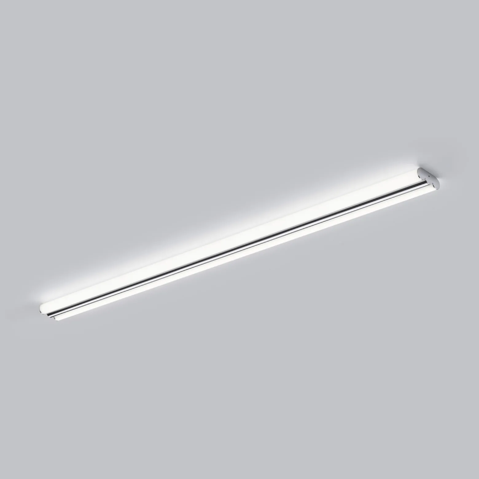 Helestra LED-peililamppu LOOM, pituus 120 cm, kromi, IP44