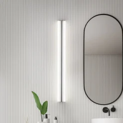Helestra LED-peililamppu LOOM, pituus 90 cm, kromi, IP44