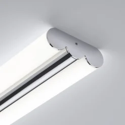 Helestra LED-peililamppu LOOM, pituus 90 cm, kromi, IP44