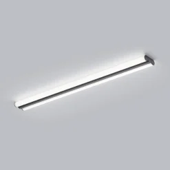 Helestra LED-peililamppu LOOM, pituus 120 cm, musta, IP44