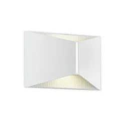 Helestra LED-seinävalaisin VID, valkoinen, ylös/alas, IP65