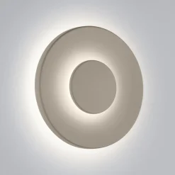 Helestra LED-ulkoseinävalaisin BUD, himmennettävä, vaaleanruskea, IP65