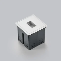 Helestra Les LED upotettava seinävalaisin IP65 valkoinen 4W