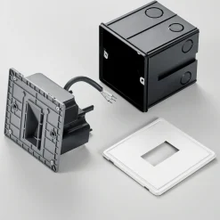 Helestra Les LED upotettava seinävalaisin IP65 valkoinen 4W