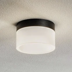 Helestra Liv -LED-kattovalaisin, satinoitu, Ø15cm