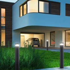 Helestra Mono - LED-pylväsvalaisin, säänkestävä