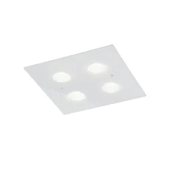 Helestra Nomi-LED-kattovalo 38x38cm himmen., valk.