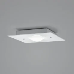 Helestra Nomi-LED-kattovalo 23x23cm himmen., valk.
