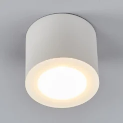 Helestra Oso LED-valaisin, pyöreä, matta valkoinen