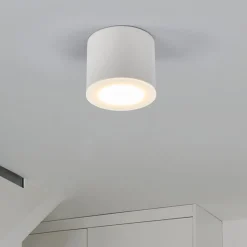 Helestra Oso LED-valaisin, pyöreä, matta valkoinen