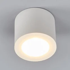 Helestra Oso LED-valaisin, pyöreä, matta valkoinen