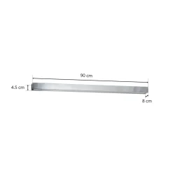 Helestra Theia LED-peilivalaisin, kromattu, 90 cm