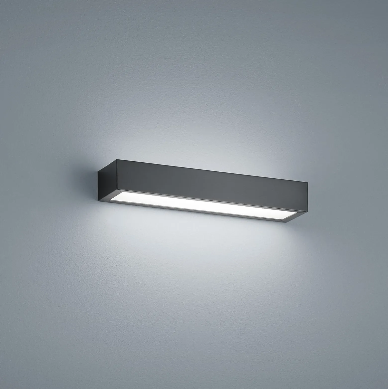 Helestra Theia LED-seinävalaisin, mattamusta 30 cm