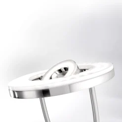 Helia LED-lattiavalaisin lukuvalolla, teräs