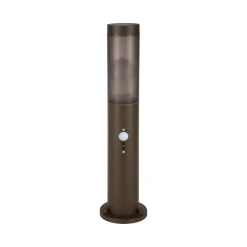 Helsinki-pollarilamppu, ruosteenruskea, korkeus 45 cm, ruostumaton teräs,