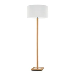 HerzBlut lattiavalaisin Titos, puu, valkoinen, 160 cm korkea, E27