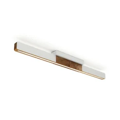 HerzBlut LED-kattovalaisin Lana del bianco, puu, himmennettävä