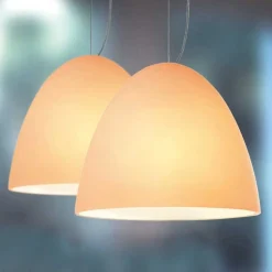 Hiekanvärinen BELL-riippuvalaisin 21 cm, 2-osainen