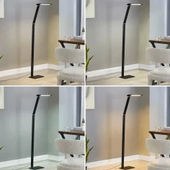 Himmenn. LED-lattialamppu Salome, säädet. valoväri