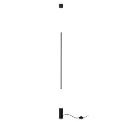 Ideal Lux Filo LED-lattiavalaisin, musta, metalli, 3000 K