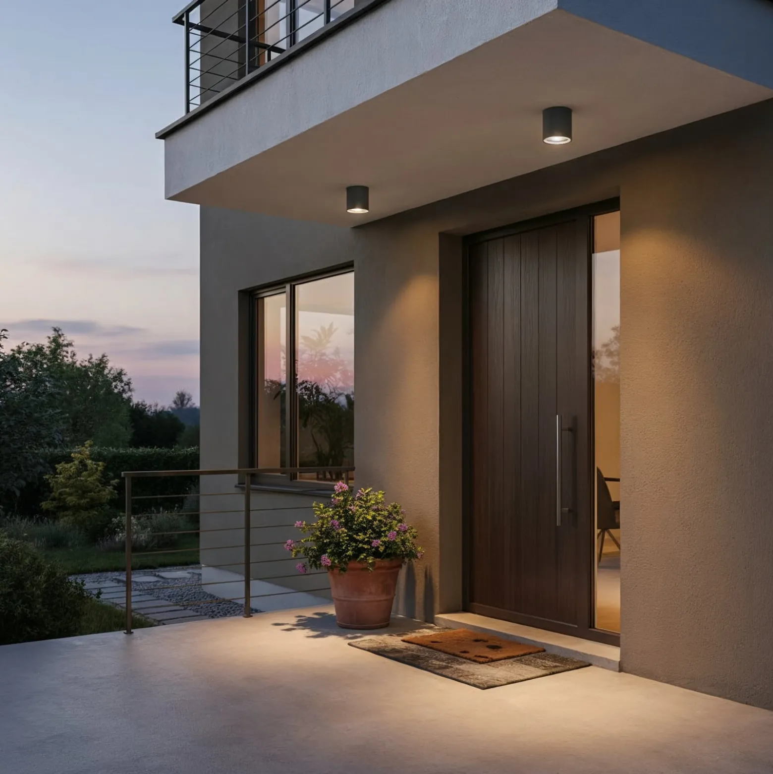 Ideal Lux kattovalaisin Gun, antrasiitti, alumiini, IP44, GU10
