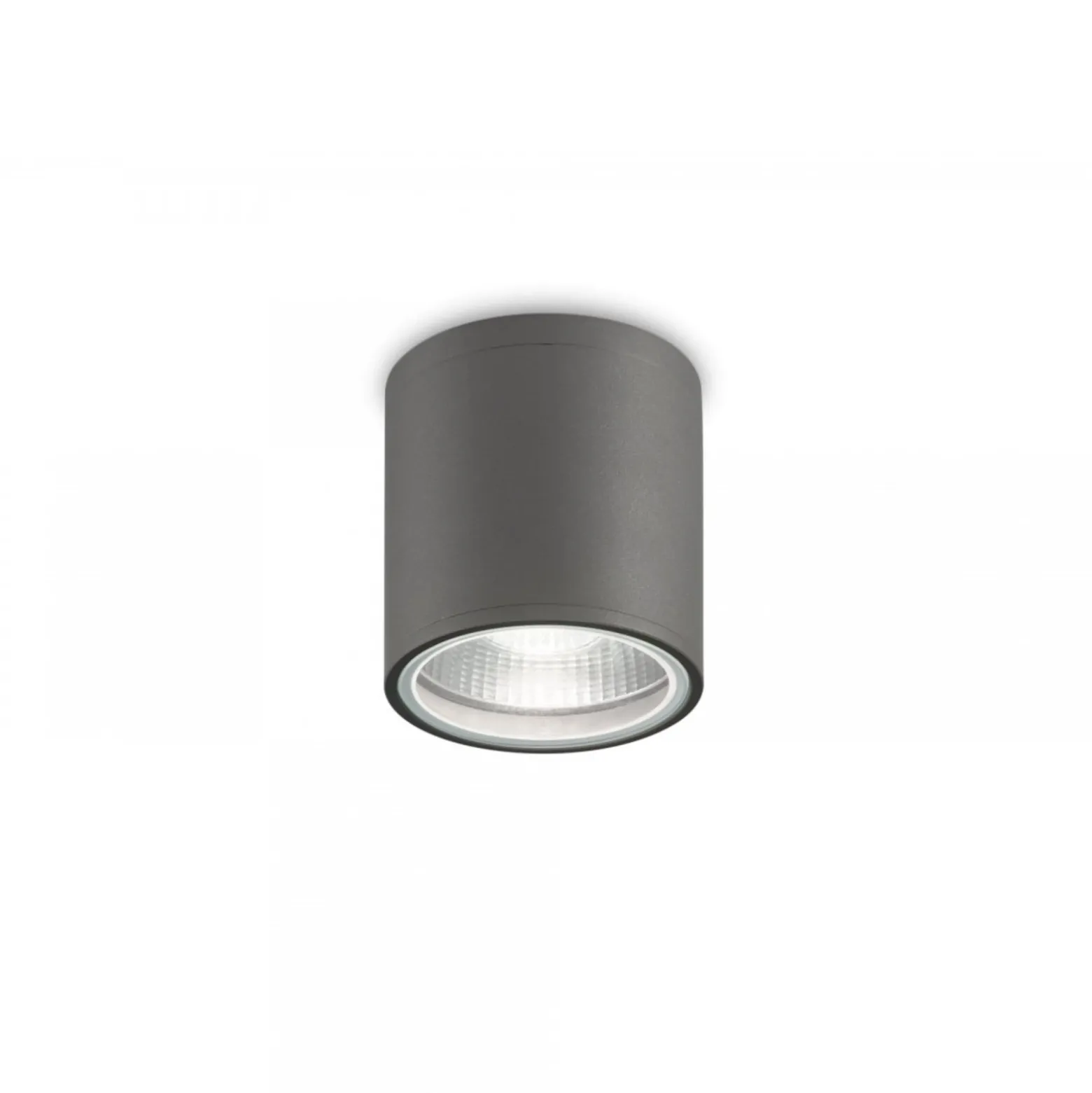 Ideal Lux kattovalaisin Gun, antrasiitti, alumiini, IP44, GU10