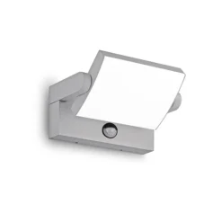 Ideal Lux LED-anturi ulkoseinävalaisin Swipe harmaa metalli 3000K