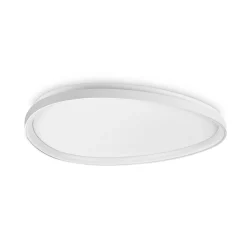 IDEAL LUX LED-kattovalaisin Gemini, valkoinen, 81 cm, 2700 K, päälle/pois