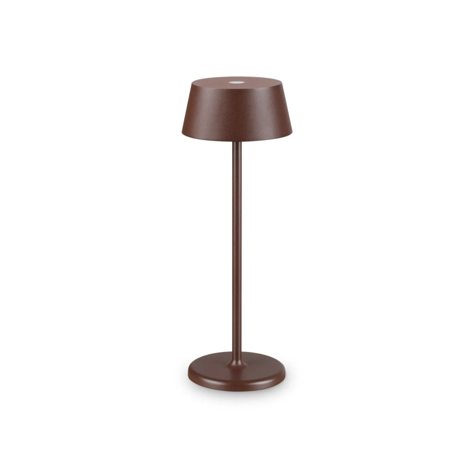 Ideal Lux LED ladattava ulkotilojen pöytävalaisin Puhdas ruskea metalli 32