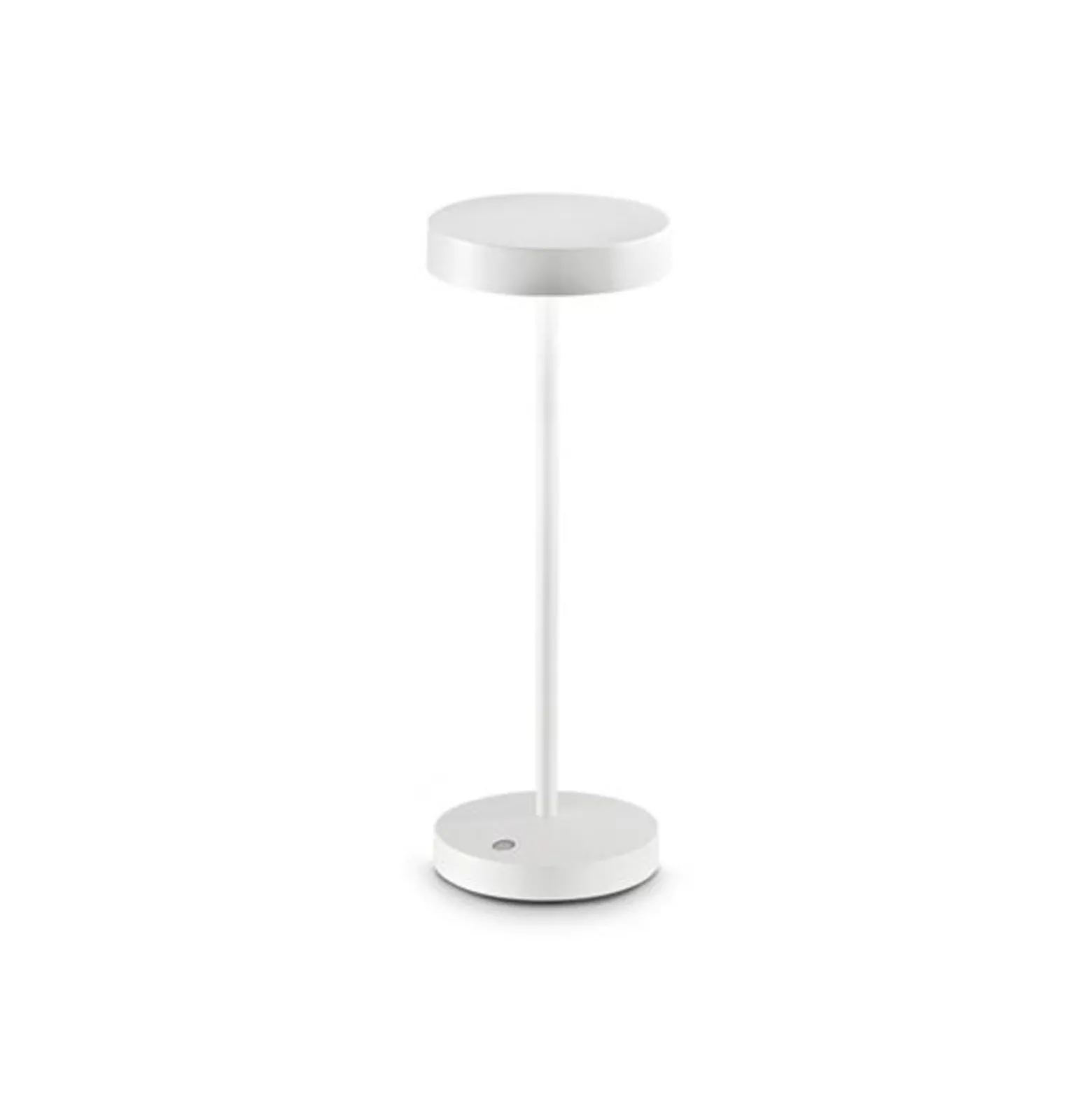 Ideal Lux LED ladattava ulkotilojen pöytävalaisin Toffee valkoinen,