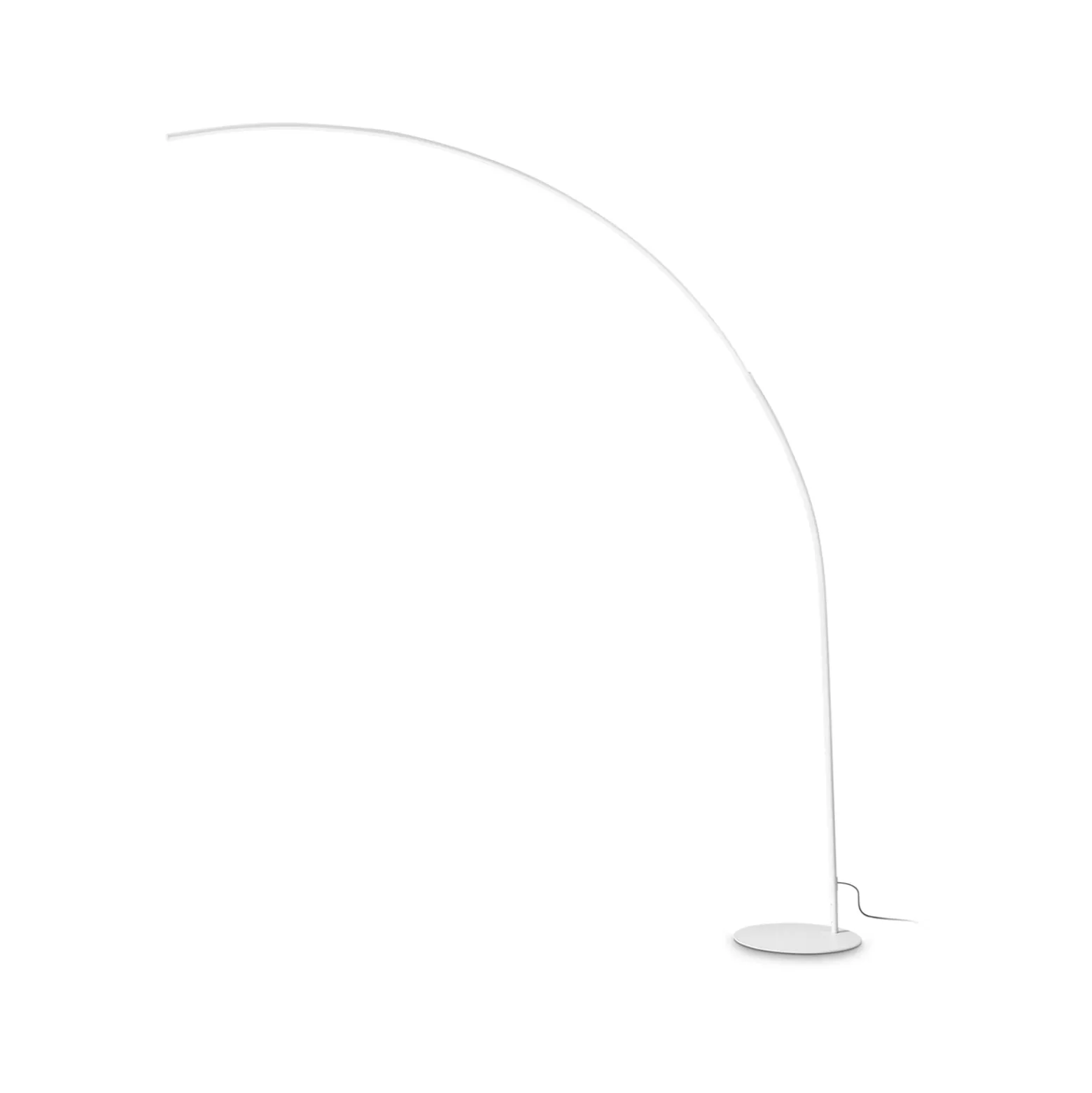 Ideal Lux LED-lattiavalaisin Comet, valkoinen, metallia, korkeus 210 cm