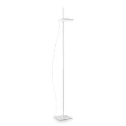 Ideal Lux LED-lattiavalaisin Lift, valkoinen, metallia, korkeus 180 cm