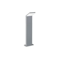 Ideal Lux LED polkuvalaisin Style harmaa, korkeus 50 cm alumiini 3000 K
