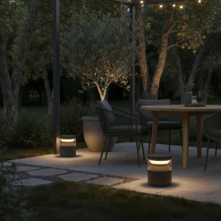 Ideal Lux LED-pollarivalaisin Boeing, musta, korkeus 15 cm