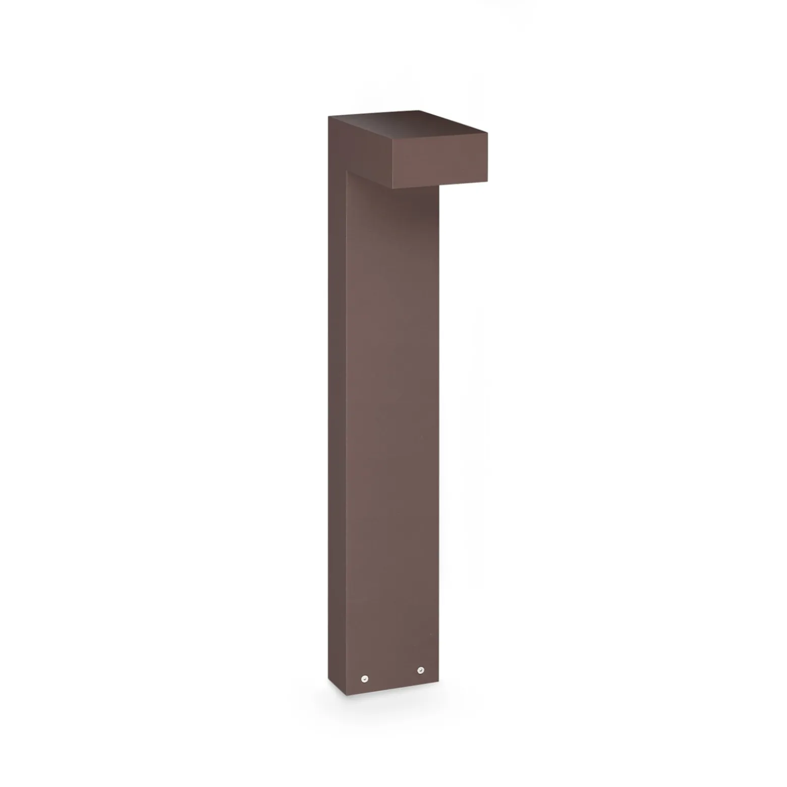 IDEAL LUX LED-pylväsvalaisin Sirio, ruskea, korkeus 60 cm, metallia