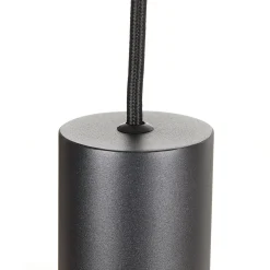 Ideal Lux LED-riippuvalaisin Look, Ø 6 cm, musta, metalli