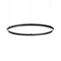Ideal Lux LED-riippuvalaisin Oracle Slim Ø 90 cm musta 3000 K