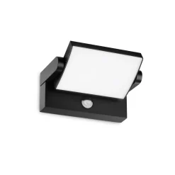 Ideal Lux LED-ulkoseinävalaisin Swipe Sensor, musta, IP54