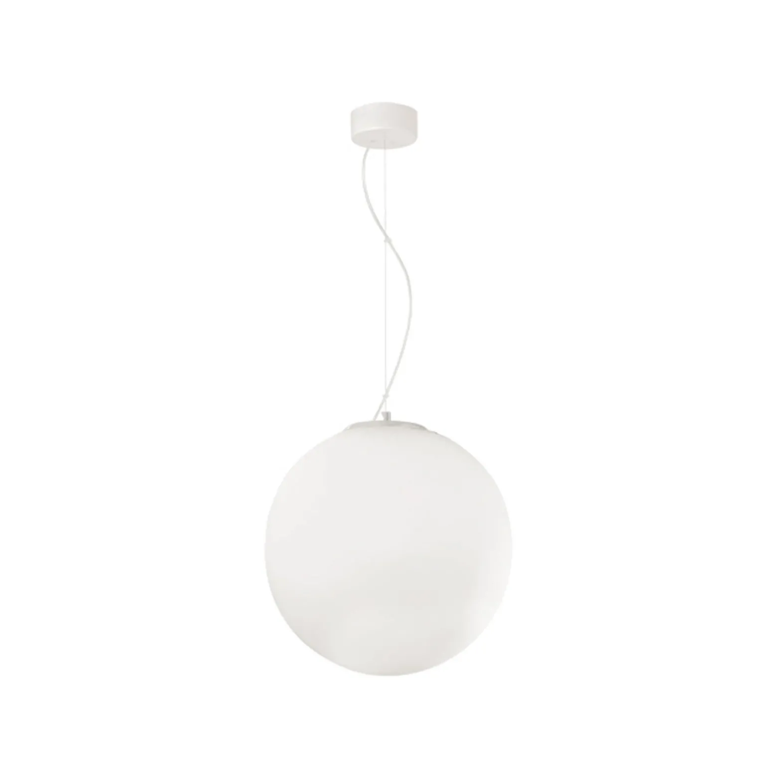 Ideal Lux Mapa lasinen riippuvalaisin Ø 40 cm