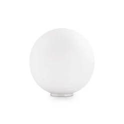 Ideal Lux pöytävalaisin Mapa, Ø 40 cm, opaali, pallo, E27