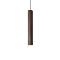 Ideal Lux riippuvalaisin Look, tummanruskea, Ø 6 cm, metalli