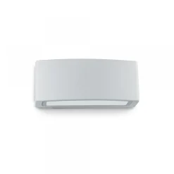 Ideal Lux ulkoseinälamppu Andromeda, harmaa, leveys 22 cm, alumiini