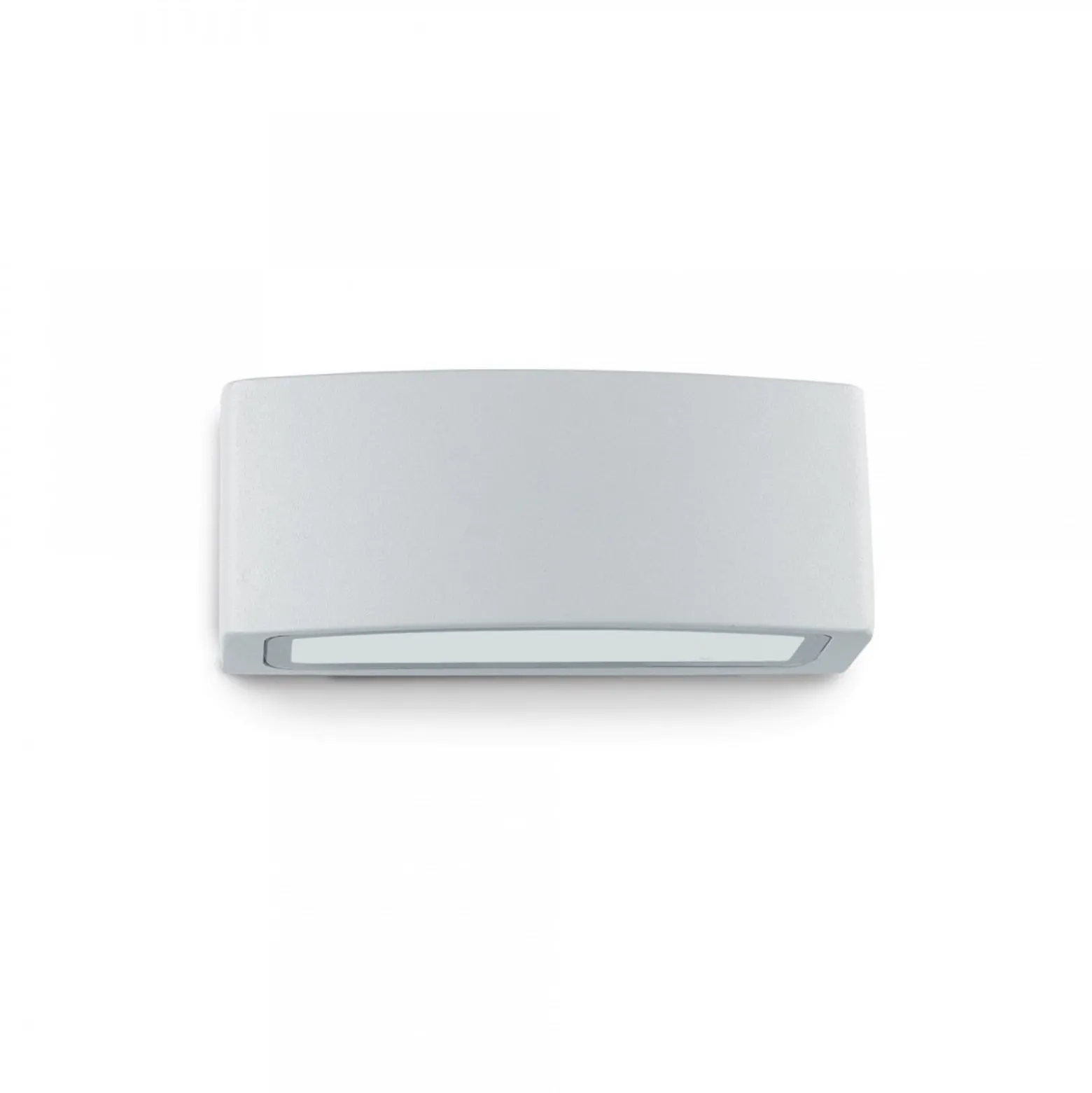 Ideal Lux ulkoseinälamppu Andromeda, harmaa, leveys 22 cm, alumiini